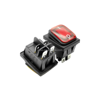 Interrupteur à bascule Kcd4 / Interrupteur étanche rouge jaune bleu vert noir LED 12 24 avec éclairage