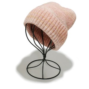 2025 automne/hiver mode hommes et femmes chaud couvrant les oreilles chapeau tricoté avec cravate-teinture dégradé couleur sans bord plat <span class=keywords><strong>bonnet</strong></span> chapeau - Product Image 2