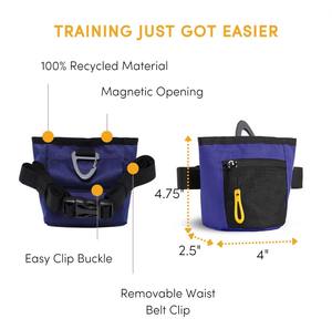 Free sample Canvas <b>Treat</b> Bags <b>for</b> <b>Dogs</b> Waterproof <b>Dog</b> <b>Treat</b> <b>Pouch</b> <b>Treat</b> Bag Small <b>Dogs</b> Hands-Free Food Bag - Product Image 5