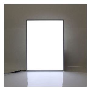 A1 A2 A3 A4 Kích thước quảng cáo treo Ultra Slim <span class=keywords><strong>LED</strong></span> lightbox nhôm hồ sơ Áp phích kỹ thuật số khung trong suốt Bảng menu - Product Image 3