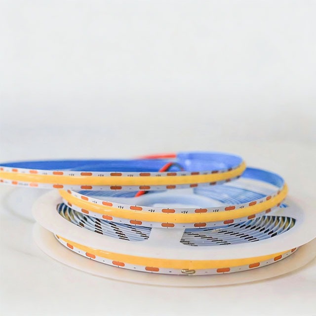 COB 5V Low Voltage Ultra-Thin LED Strip Light, Waterproof USB Powered, Self-Adhesive, High CRI 90, Flicker-Free TV Bias Lighting