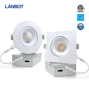 4inch 12 Wát vuông Dimmable COB LED Gimbal lõm Downlight với ac120v cao lumen cri90 + LED xuống ánh sáng - Product Image 5