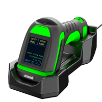 Symcode MJ-2020 dengan Layar Hijau, Pembaca Barcode Industri 2D BT 433, Lampu LED, Bersertifikasi ROHS, Stok Tersedia