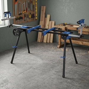 Soporte Universal FERVI para Sierras de Madera Portátiles Troncatorri Portatili con Capacidad de Carga de 220 kg y Brazo Extensible de 1360 mm - Product Image 3
