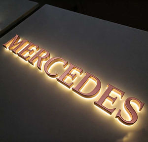 Customized Backlit <b>Sign</b> <b>Led</b> Channel Letters 3d Letter Stainless Steel <b>Led</b> Illuminated Signage Outdoor <b>Sign</b> for Business - Product Image 2