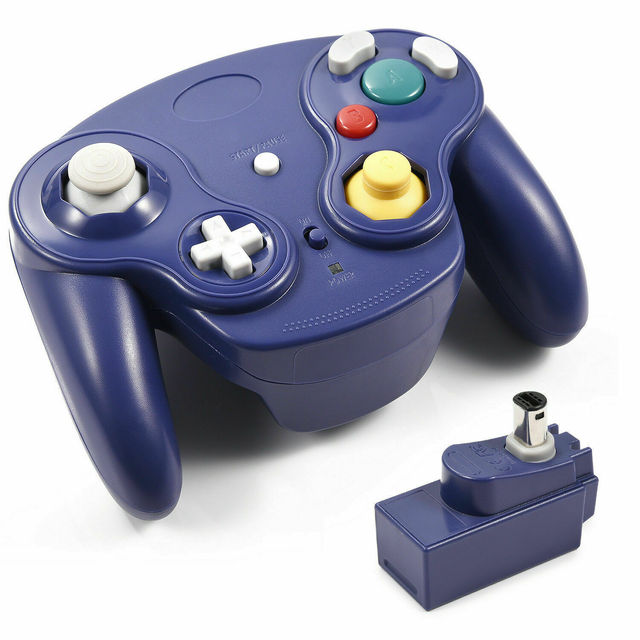 NGC Wireless 2.4GHz Game Controller for Nintendo Game Cube With Vibration Compatible 5 Colors Available Private Mold