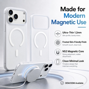 Funda Magnética N52 para PC con Acabado Mate, Ultrafina de 1.2mm, Compatible con Carga Inalámbrica, para 16 15 Pro Max - Product Image 3