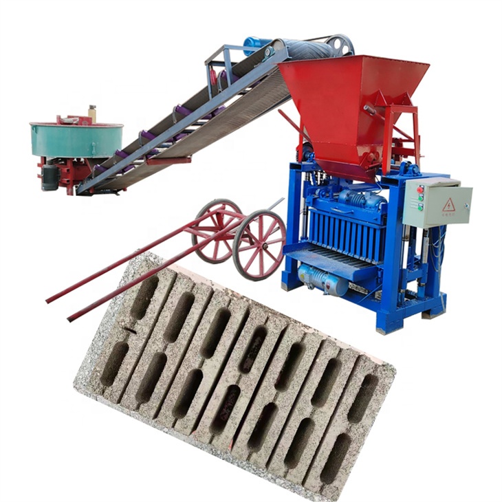 Машина для производства Цементных блоков с четырьмя квадратными отверстиями