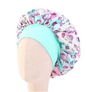 Vente en gros d'accessoires pour cheveux <span class=keywords><strong>Bonnet</strong></span> pour enfants bébé dessin animé <span class=keywords><strong>Bonnet</strong></span> pour adorable fille <span class=keywords><strong>Bonnet</strong></span> soyeux à bande élastique pour enfant - Product Image 3