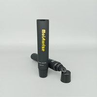 Tubes à lèvres ovales durables, baume noir mat, brillant à lèvres, personnalisé, de luxe, 5 pièces