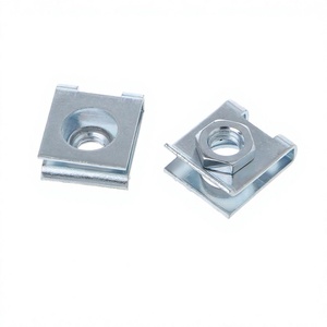 Écrou à clip M6, écrou à ressort, écrou à pression, écrou à ressort à lame, écrou de plaque d'immatriculation, écrou de fixation de plaque 18,5 mm 16 mm 9,5 mm 6 mm 3 mm, fixation automobile - Product Image 2