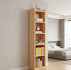 Estantería de Madera Delgada de Una Sola Columna y Múltiples Niveles en Oferta, para Hogar, Hotel, Escuela, Hospital, Sala de Estar, Taller, Apartamento - Product Image 6