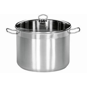 KARL KRGER Maxi All Purpose <b>Pot</b> 20 L Stainless Steel With Glass Lid <b>Soup</b> Stock <b>Pot</b> - Product Image 1