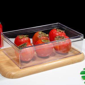 Cấp Thực Phẩm PS Nhựa Tiramisu Hộp Cao Cấp Chất Lượng Món Tráng Miệng <span class=keywords><strong>Container</strong></span> Với Nắp Cho Bánh Hàng Hóa Và Khô Hải Sản Thực Phẩm Lưu Trữ - Product Image 4