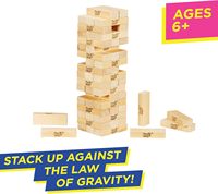 Jeu Jenga original pour 1 joueur supplémentaire, à partir de 6 ans, blocs en bois, tour à empiler, fête en famille, artisanat en bois pour enfants, mural, personnalisable