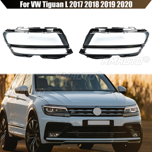Pour VW Tiguan L 2017 2018 2019 2020, couvercle de phare avant transparent, coque de phare en plexiglas, remplacement de l'abat-jour d'origine - Product Image 1