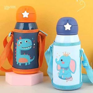 Termo Infantil Clásico de Doble Pared con Aislamiento al Vacío, Antiderrames, de Acero Inoxidable 304, 500 ml, Aislamiento Térmico de 6 a 12 Horas - Product Image 4