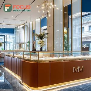 High Visibility Jewelry Store Display Furniture Laminated Finish Mall Counter Jewelry Cabinet - Product Image 5