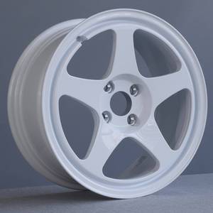 Jantes forgées SHIN finition blanche 5 branches concaves légères en alliage 6061-T6 17 18 19 20 pouces <span class=keywords><strong>4x100</strong></span> pour Mazda - Product Image 2
