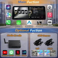 CodeLynk Système Linux sans fil Apple Carplay 4 en 1 Écran tactile pour voiture pour BMW Série 3-4 F30 F31 F32 F33 F34 F36 2012-2017 NBT