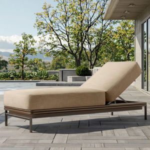 الأكثر مبيعًا في الهواء الطلق حديقة فناء كرسي صالة الألومنيوم لفيلا حمام سباحة شاطئ فندق مجموعة سرير الاستلقاء الشمس المصنع مباشرة - Product Image 2
