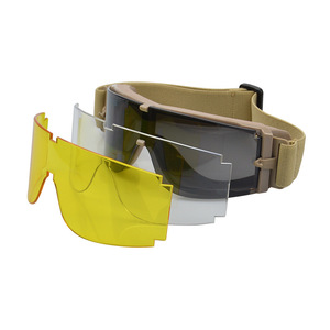 Gafas Tácticas X800 con Montura Completa, Lentes de Policarbonato Reemplazables, Protección UV para Deportes al Aire Libre para Hombre - Product Image 1