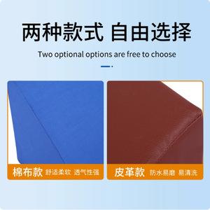 Coussin de rotation médical bleu 50x20x20 cm en éponge haute densité, anti-escarres, pour soins aux personnes âgées et thérapie de réadaptation - Product Image 4