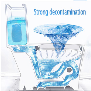 Détergent automatique pour toilettes, désodorisant, ours magique, bol <span class=keywords><strong>de</strong></span> détergent pour toilettes, nettoyant liquide bleu - Product Image 4