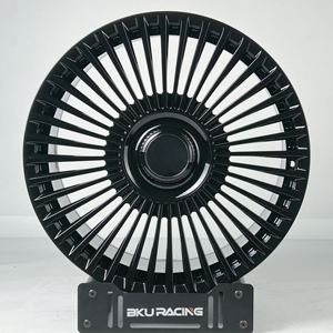 Jantes forgées Bku 5x114.3 pour <span class=keywords><strong>Tesla</strong></span> <span class=keywords><strong>Model</strong></span> 3 Performance <span class=keywords><strong>Model</strong></span> <span class=keywords><strong>Y</strong></span> S X 19 20 21 22 pouces, jantes en alliage multi-rayons noir brillant - Product Image 2