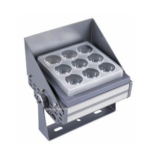 Vuông Nhôm Nhà ở đèn pha mát trắng <span class=keywords><strong>220</strong></span> <span class=keywords><strong>Volts</strong></span> 9*2 Wát hẹp Chùm tia góc dẫn lũ ánh sáng - Product Image 1