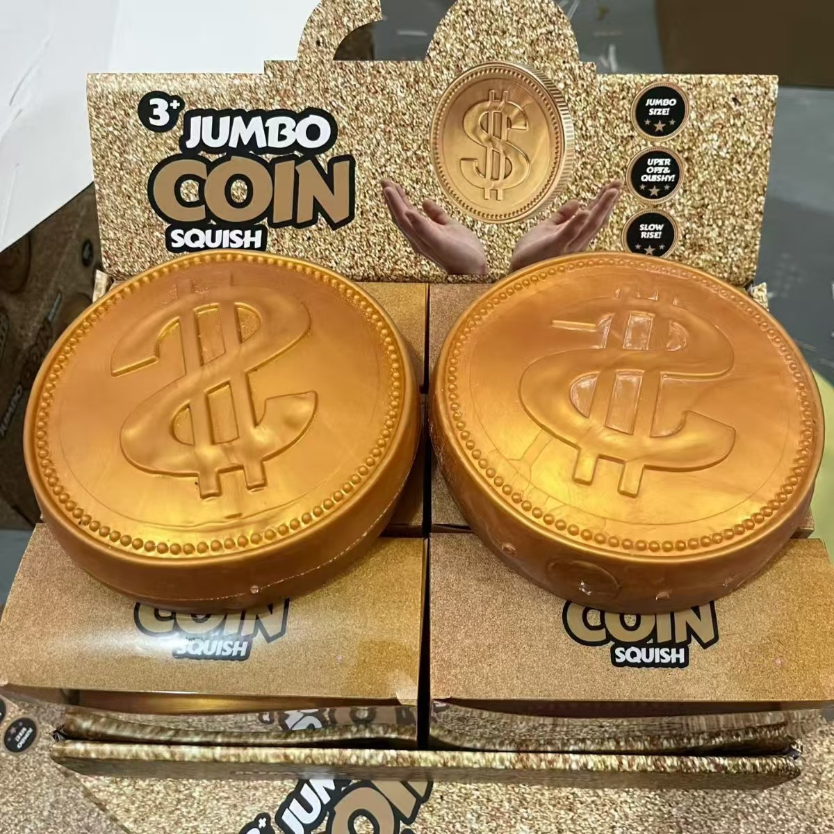 6 pièces/boîte de pièces d'or de 15 cm