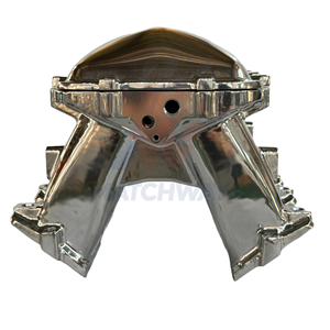 Полированный алюминиевый впускной коллектор MATCHWAY LS Lo-Ram EFI для двигателей GM Chevy <span class=keywords><strong>LS1</strong></span>/LS2/LS6 с комплектами топливных рельсов - Product Image 4