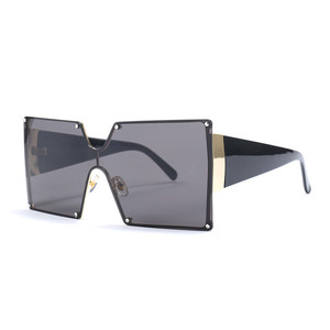 2020 mode Unisexe Siamois <span class=keywords><strong>Lunettes</strong></span> De Soleil Carrées Surdimensionnées <span class=keywords><strong>Lunettes</strong></span> <span class=keywords><strong>Vintage</strong></span> Femmes <span class=keywords><strong>Lunettes</strong></span> Cadre En Alliage Marée Imprimé <span class=keywords><strong>Lunettes</strong></span> De Soleil - Product Image 4