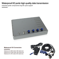 Panel PC LCD de 12.1 Pulgadas, Intel J6412 N97, 2 LAN, 2 COM, WIFI6, BT 5G, Win10, 11, Ubuntu, VESA, Panel PC Industrial Integrado sin Ventilador