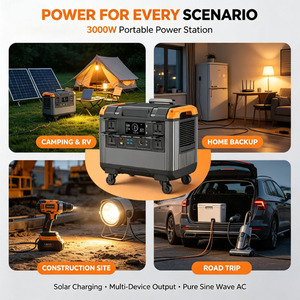 Estación de Energía Portátil 3000W, Generador Solar Todo en Uno para Emergencias en el Hogar, Batería de Respaldo, Salida de CA 230V - Product Image 5