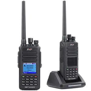 TYT MD-UV390 Portabel Walkie Talkie DMR Radio 5W IP67 Transceiver dengan GPS