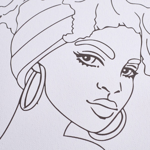 20X25cm Mini Kit de <span class=keywords><strong>Peinture</strong></span> <span class=keywords><strong>par</strong></span> <span class=keywords><strong>Numéro</strong></span> Diy Portrait Femme Africaine Motif Encadré <span class=keywords><strong>Peinture</strong></span> à la Main <span class=keywords><strong>par</strong></span> <span class=keywords><strong>Numéro</strong></span> pour Débutants - Product Image 3