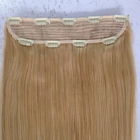 Ekstensi Rambut Jepit Model Double Drawn One Piece Single Weft Lace