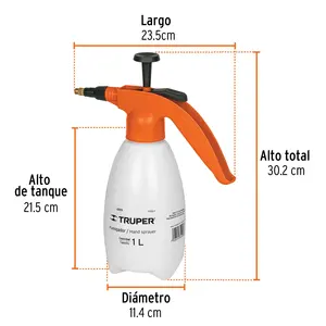 Fumigador Doméstico de 1 Litro, TRUPER, Caja de 8 Unidades - Product Image 2