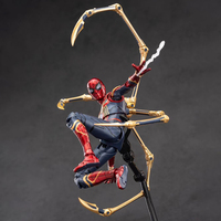 Zd Toys - Figuras de Acción Originales de Spider-Man, Marvel Avengers 3, Iron Spider-Man 2.0, Escala 1/10, Articulaciones Móviles, 18 cm, 7 Pulgadas