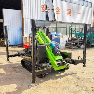 Xách tay Ý khai thác mỏ thủy lực Crawler nổ mìn nước giếng nhỏ DTH không khí Giàn Khoan