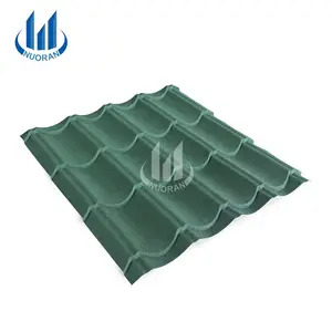 Hot-Selling Cheap prices standard size waterproof synthetic spanish stone coated flat concrete shingle roof tile