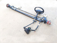 Kit d'assemblage d'essieu d'engrenage de différentiel de bras oscillant avant 4x4 électrique 4 roues motrices pour mini tracteur, voiture électrique