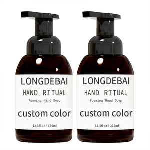Wholesale Cosmetics Foam Pump Glass <b>Bottles</b> 250ml/375ml Hand Soap Dispenser with Screen Printing Custom Color - Product Image 5