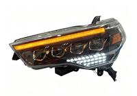 Phares LED à 4 Yeux Améliorés, Vente Directe Usine, Accessoires Extérieurs pour Toyota 4Runner 2014-2024
