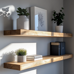 Modern Simple <b>Nail</b> Salon Beauty Salon Wall-Mounted White Wood <b>Nail</b> Polish Wall Display Rack - Product Image 3