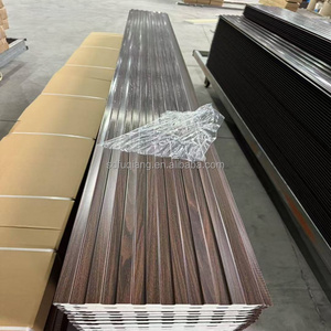 Panneaux sandwich en PU à <span class=keywords><strong>prix</strong></span> d'usine, panneaux métalliques isolés sculptés pour les murs des hôtels et des villas, imperméables et ignifuges - Product Image 6