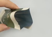 Sac d'oreiller à joint arrière en plastique personnalisé, sachets de poudre de protéines, sachets de poudre de chocolat, sacs d'emballage en mylar