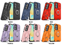 Étui de protection pour téléphone avec fenêtre pour appareil photo GSCASE pour Redmi Note 15 5G, étui de protection pour objectif pour Samsung S26 S26 Plus S26 Ultra