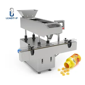 Electronic Capsules Candy Tablets Counting And Packing Line